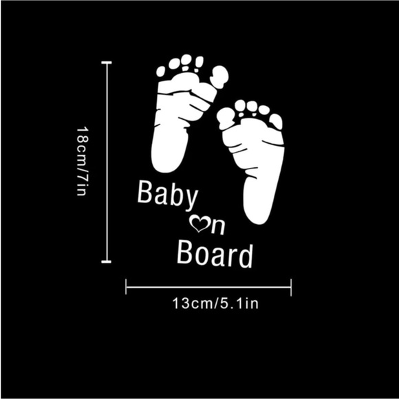 🛍️$5 Add-on🛍️ Baby on Board vinyl sticker - Picture 2 of 4